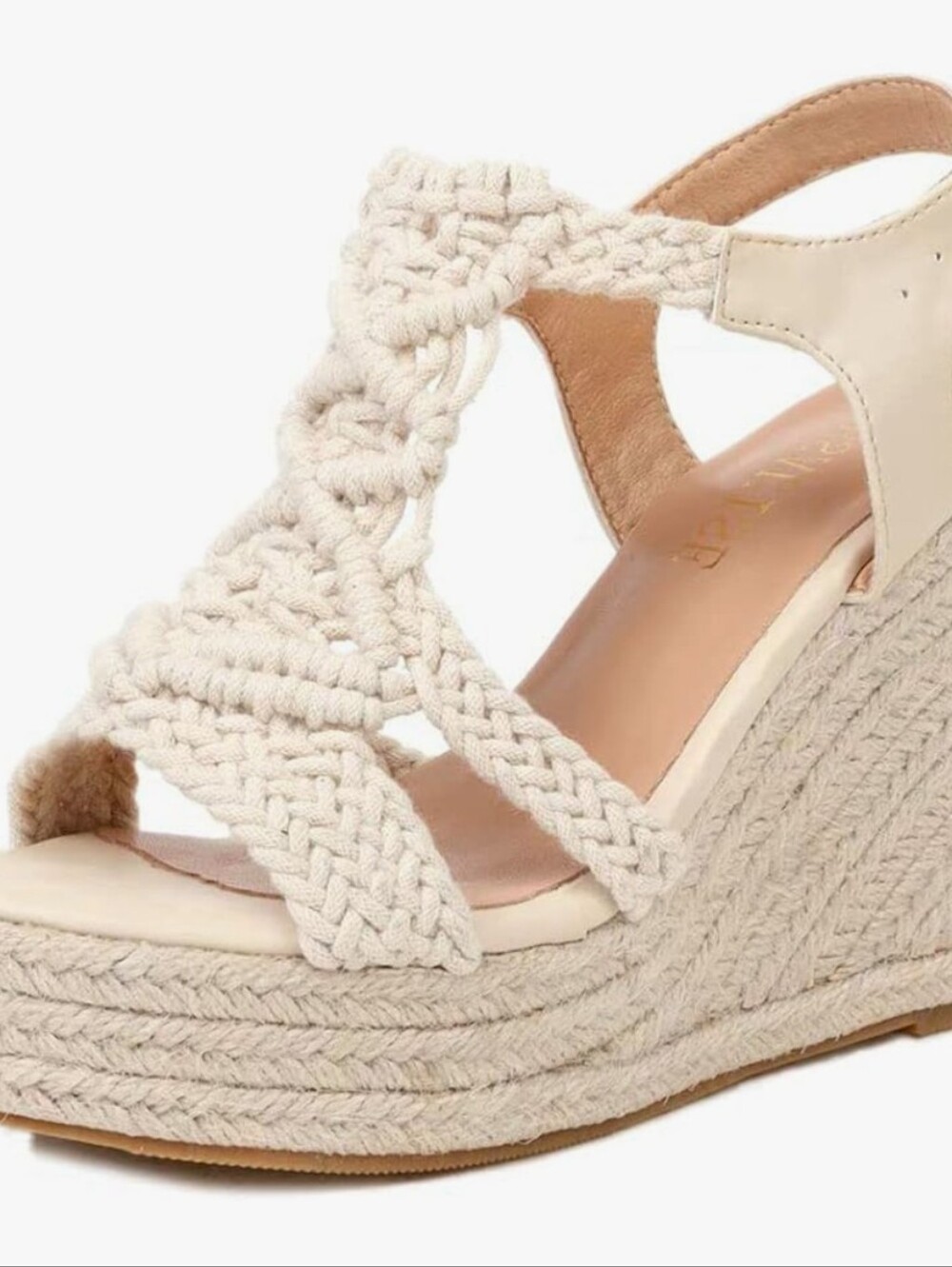 Women's Woven Espadrille Wedge Sandals Bohemian Braided Open Toe Summer Shoes